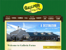 Tablet Screenshot of gallreinfarms.com